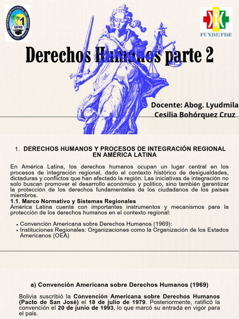 Derechos Humanos y su Protección en América | PDF | Convenio europeo de ...