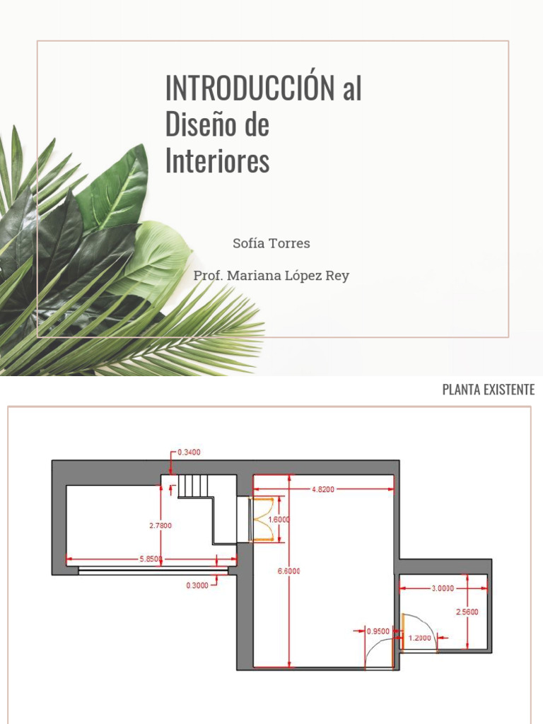Diseño de Interiores: Proyecto Habitacional | PDF