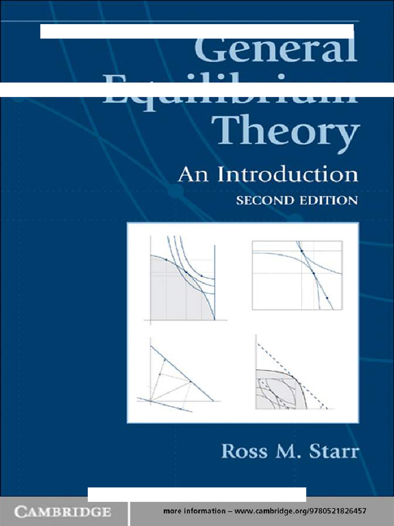 General Equilibrium Theory Overview | PDF | General Equilibrium