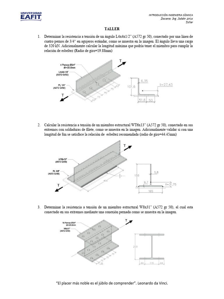 Taller #1 | PDF | Ingeniería mecánica, image size:768x1024