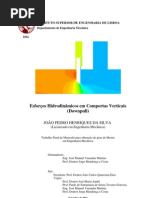 Esforços Hidrodinâmicos em Comportas Verticais - Downpull