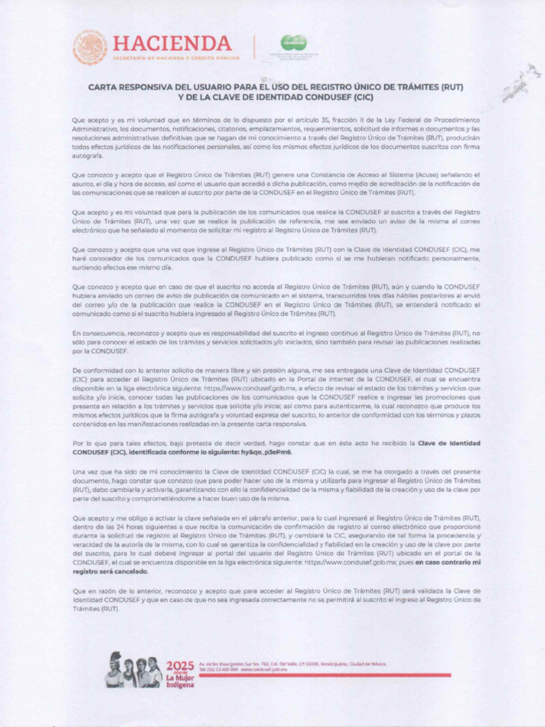 Carta Responsiva | PDF