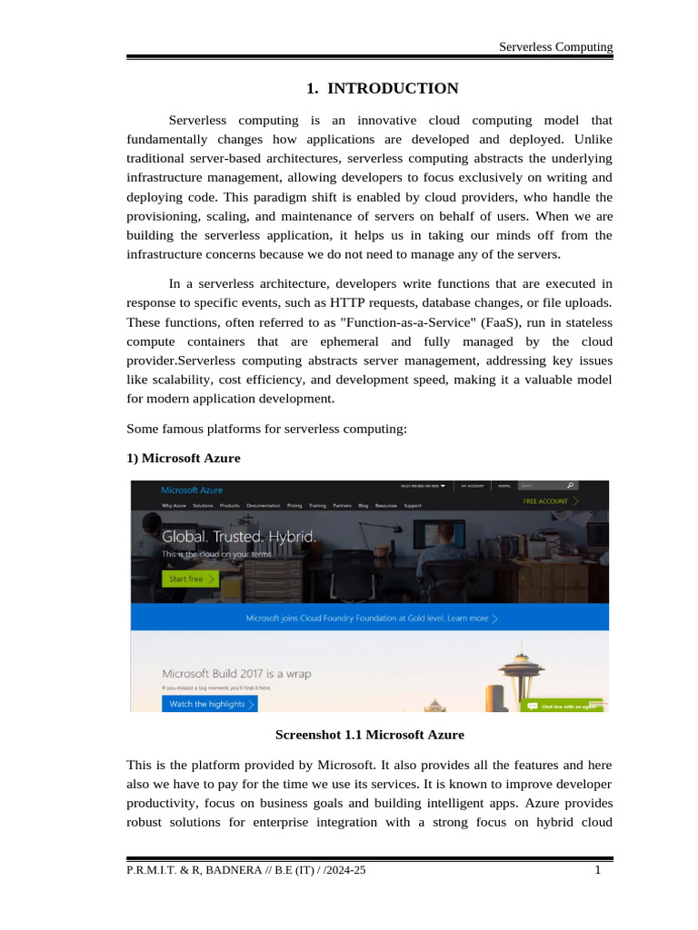Understanding Serverless Computing Model | PDF | Cloud Computing ...