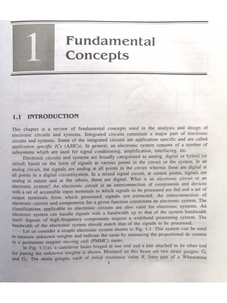 CH1 - Fundamental Concepts | PDF