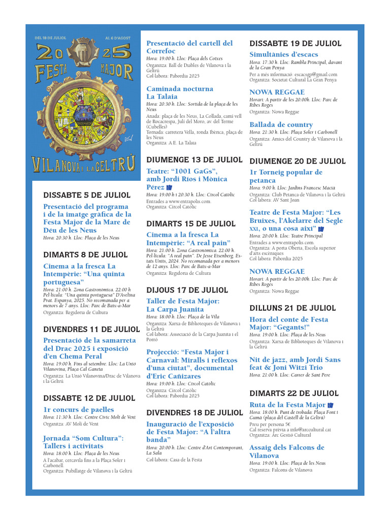 Programa 2025 | PDF