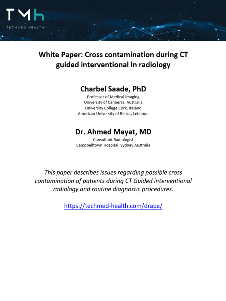 Cross Contamination in CT Interventions | PDF | Radiology | Surgery