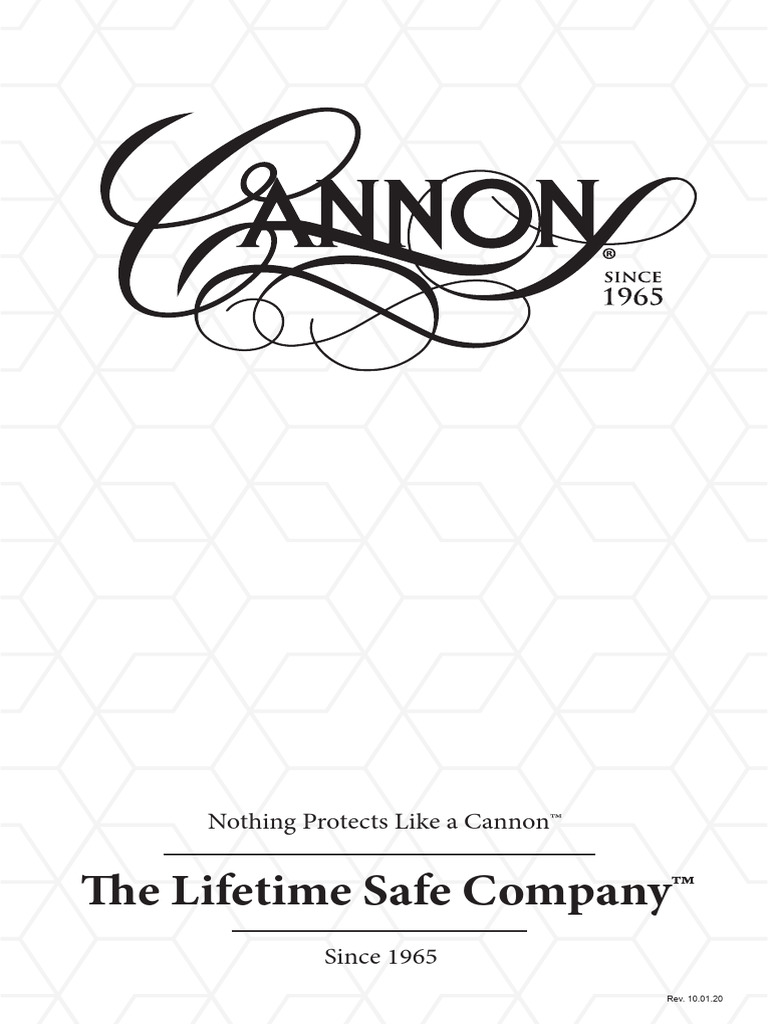 Cannon Safe User Manual Guide | PDF | Drill