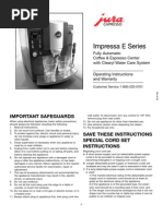 Download Jura Capresso e8 Manual by Uri Lichtenfeld SN90421219 doc pdf