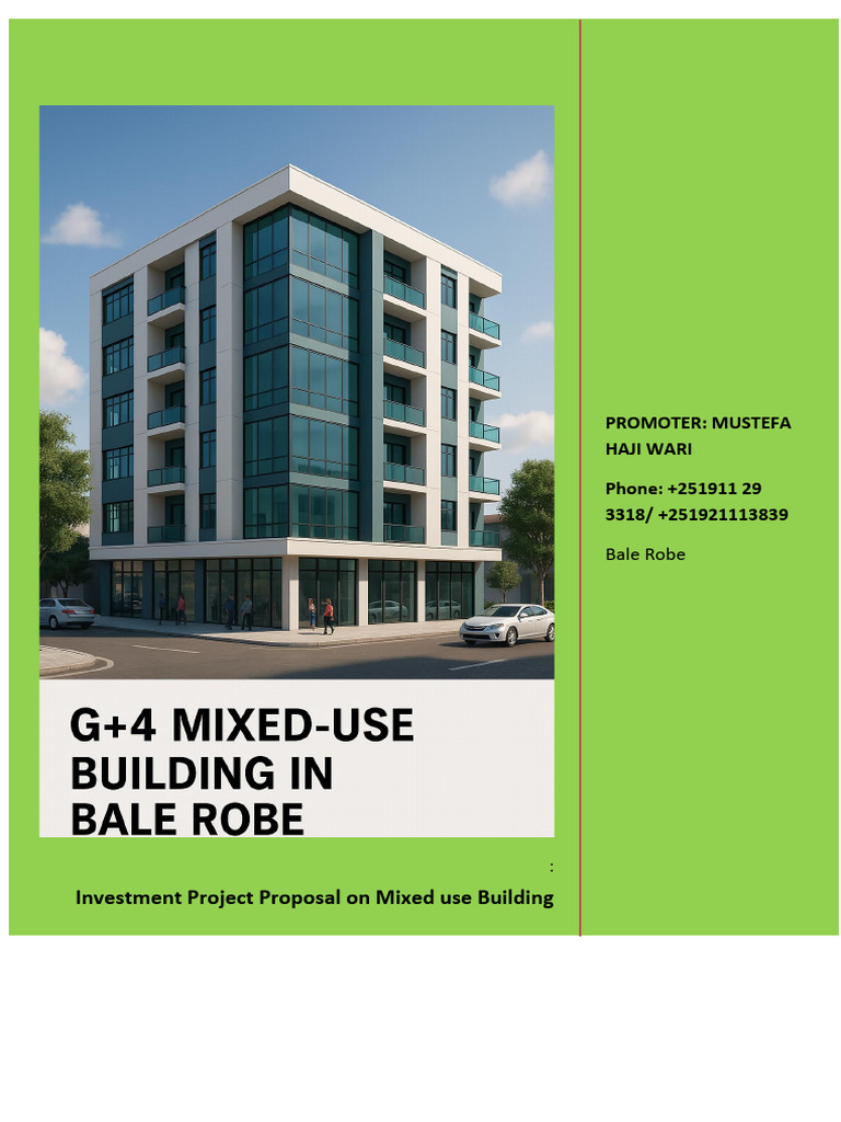 G+4 Mixed-Use Building Proposal | PDF | Mixed Use Development ...