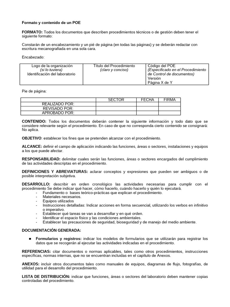 Como realizar un POE | PDF | Laboratorios | Informática