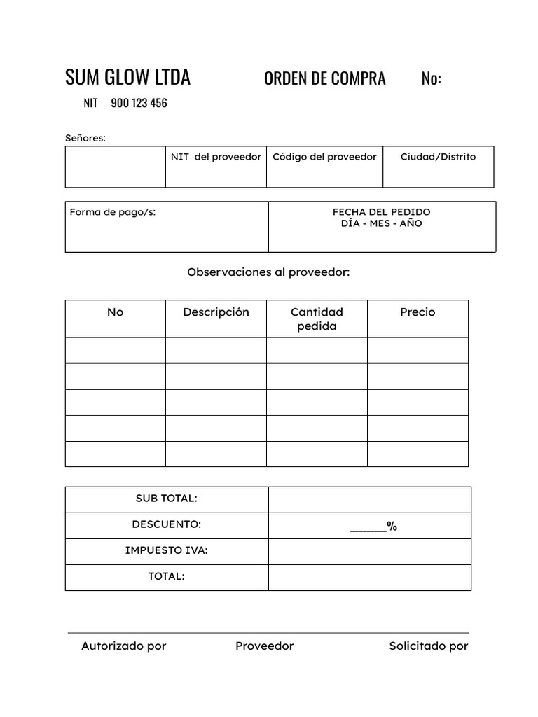 Factura de Compra | PDF