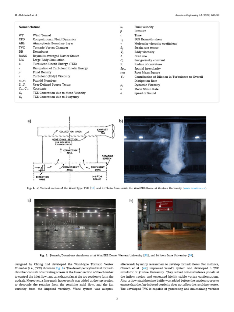 Tornado Vortex Chamber Design Insights | PDF | Vortices | Turbulence