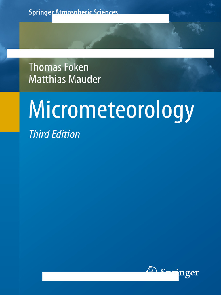 Introduction to Micrometeorology | PDF | Boundary Layer | Humidity