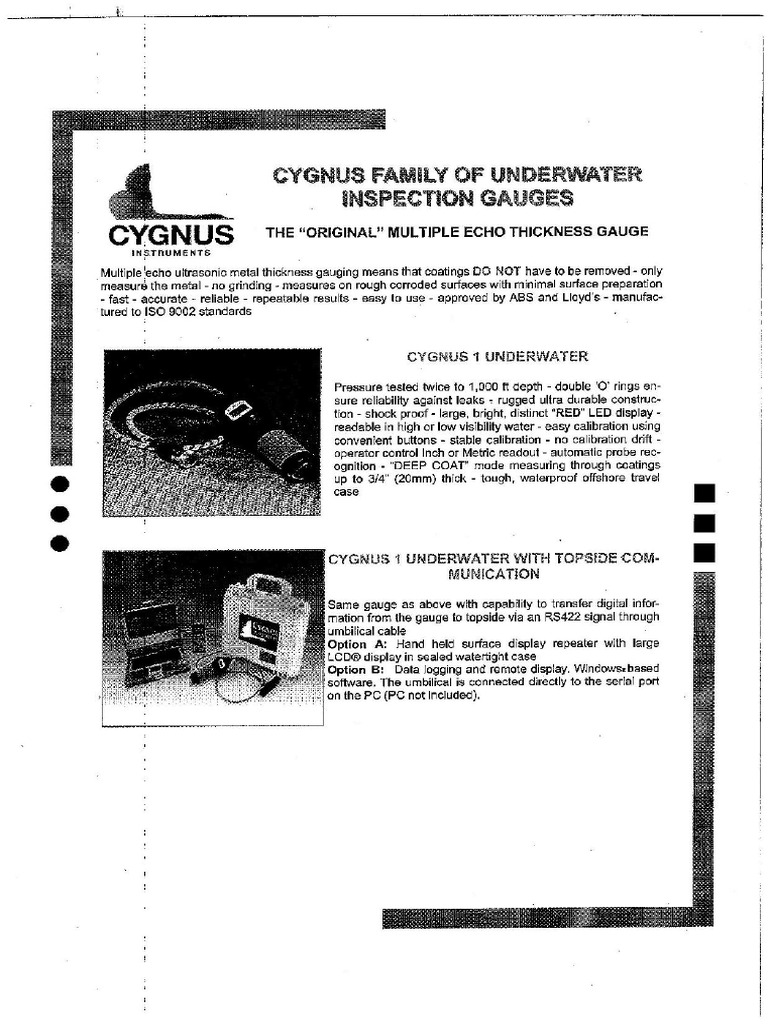 UT Cygnus Spec. | PDF