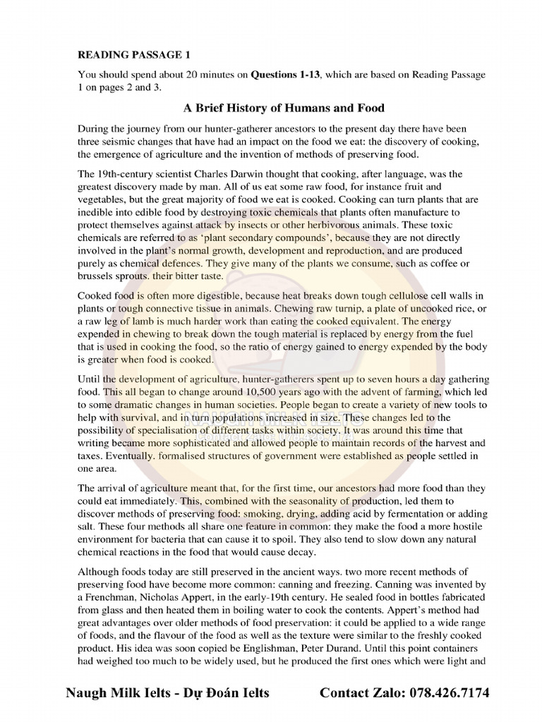 Test 1 Reading | PDF