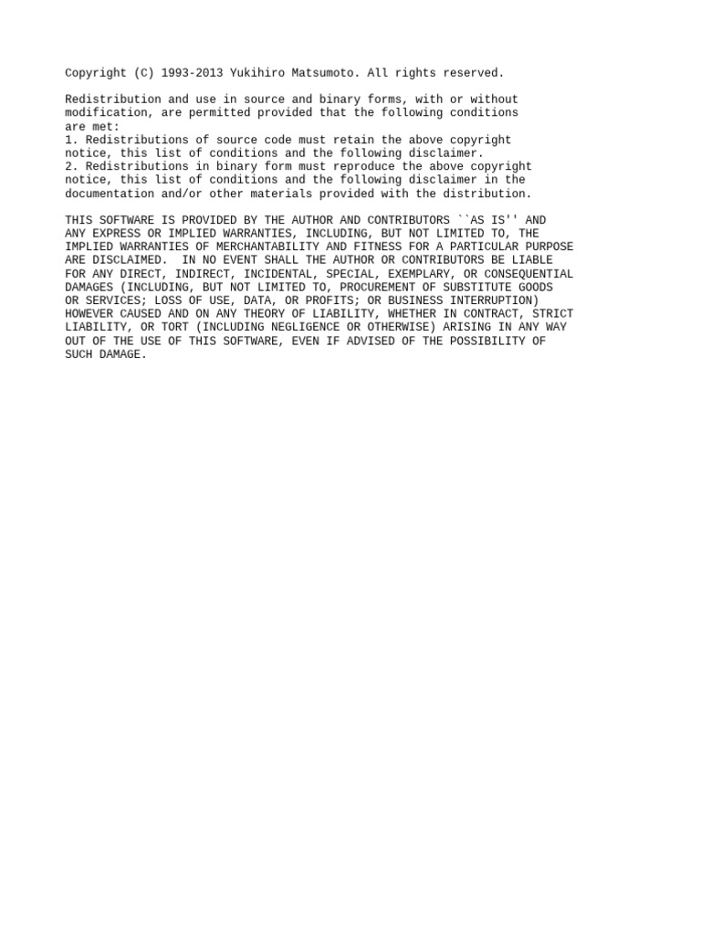 Software Redistribution Terms and Disclaimer | PDF