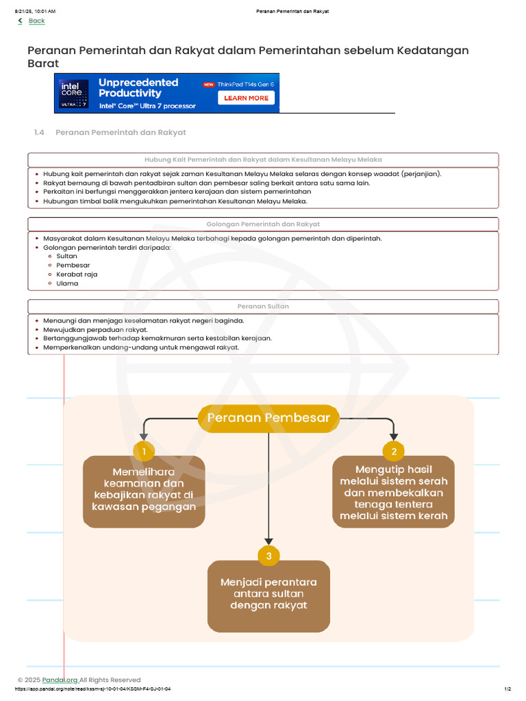 Peranan Pemerintah Dan Rakyat | PDF