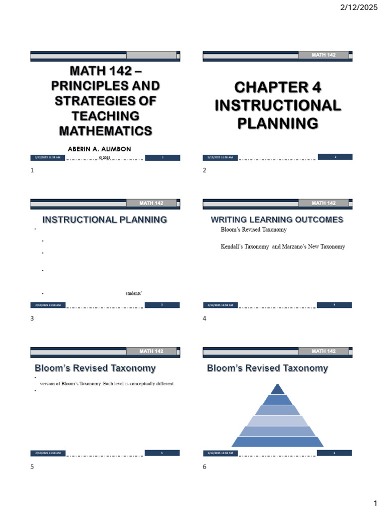 Affective Domain in Math Teaching Objectives | PDF | Mathematics ...