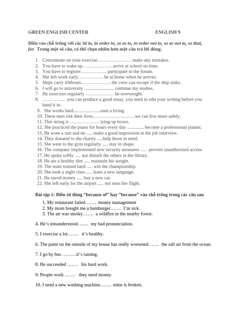 English Grammar Exercises and Answers | PDF