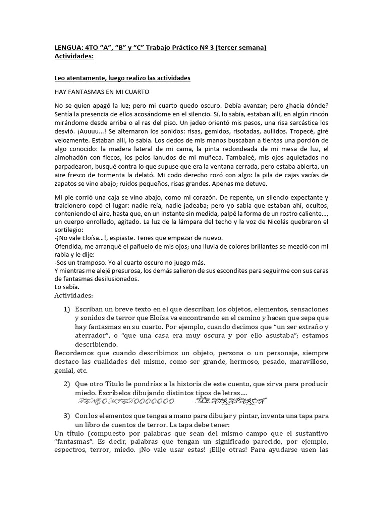 Clase 3 Lengua | PDF