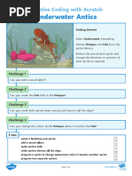 Scratch Coding: Skating Penguin Challenges | PDF