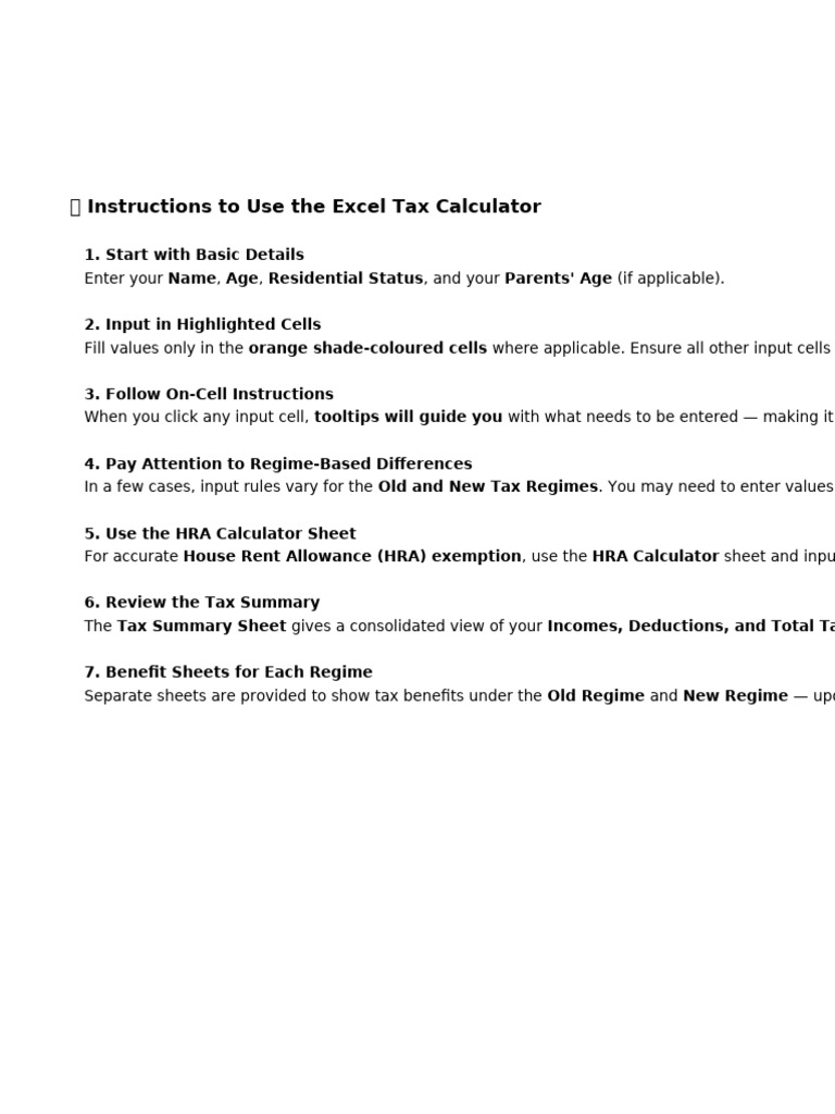 Income Tax Calculator FY 2025-26 Guide | PDF | Tax Deduction | Taxes