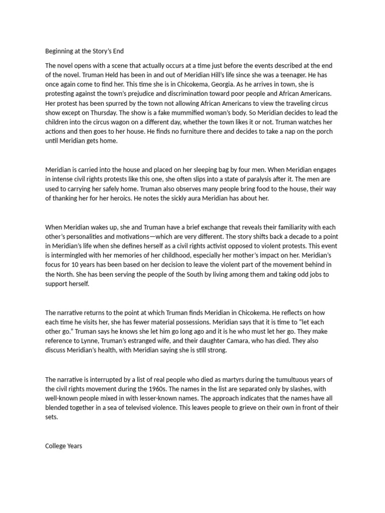 Meridian's Civil Rights Journey | PDF