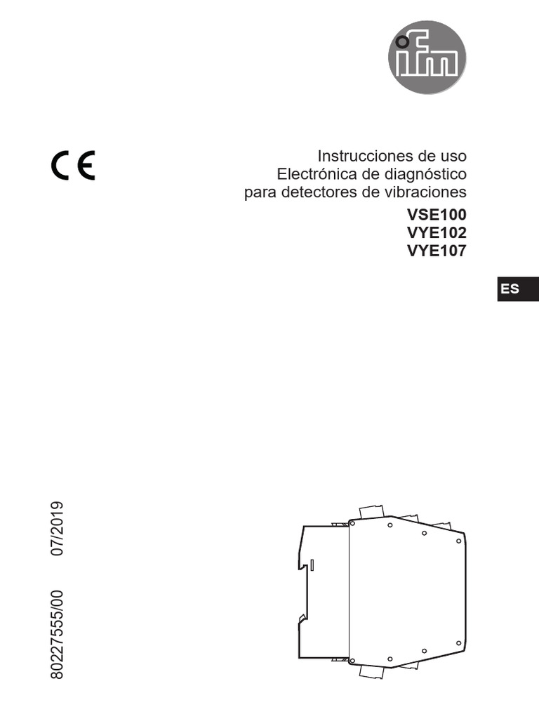 Instrucciones VSE100 para Diagnóstico de Vibraciones | PDF | Diodo ...