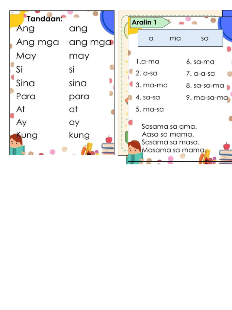 Reading Materials KINDER | PDF