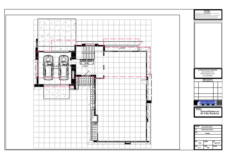 Ground Floor Plan for Residence Design | PDF | Drawing | Architectural ...