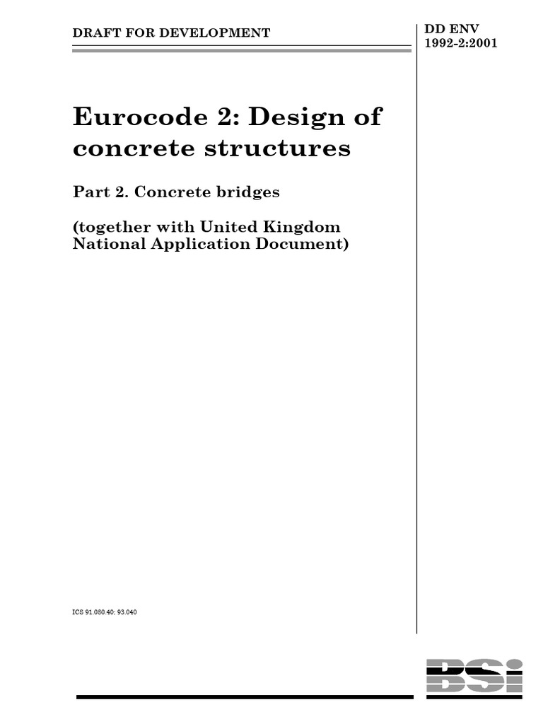 Eurocode 2: Concrete Bridges Guide | PDF | Concrete | Civil Engineering