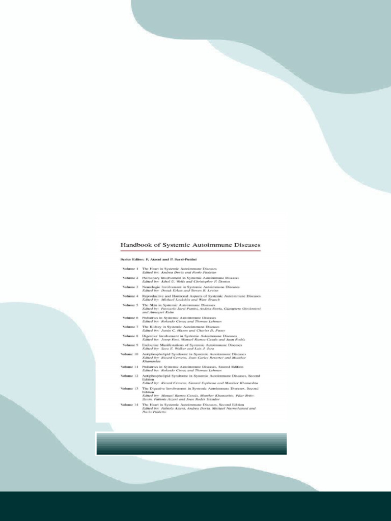 The Heart in Systemic Autoimmune Diseases 2nd Edition Edition Fabiola ...