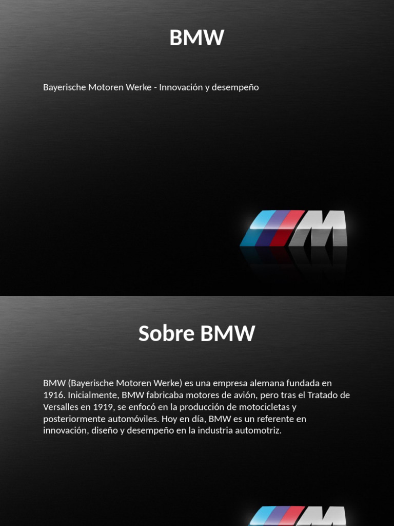 Historia y Innovación de BMW | PDF