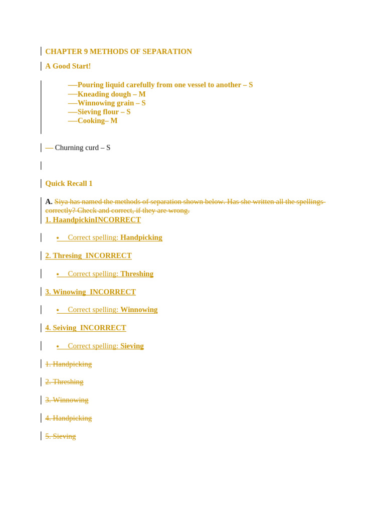 Methods of Separation Explained | PDF | Filtration | Solubility