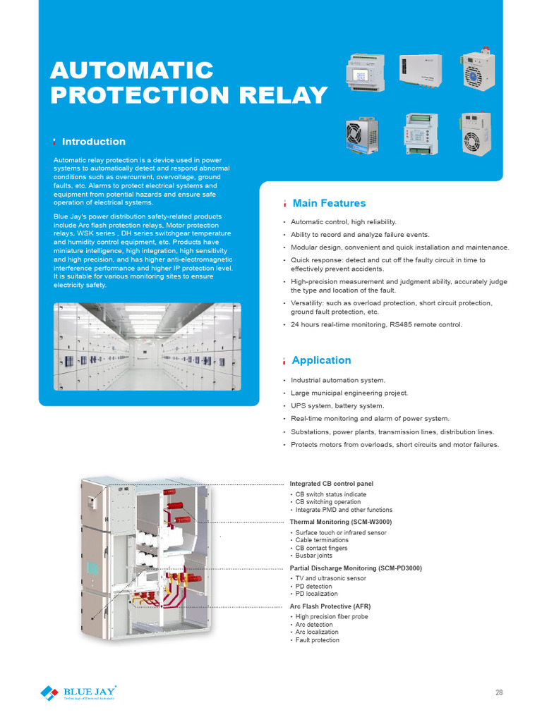 Digital Motor Protection Relay Overview | PDF | Relay | Electric Power ...