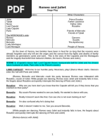 Romeo & Juliet Stage Play Script | PDF | Characters In Romeo And Juliet ...