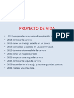 PROYECTO DE VIDA