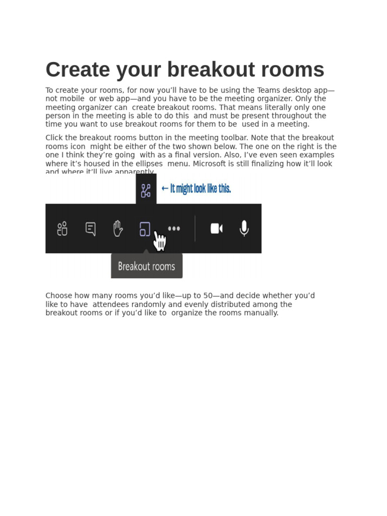 Create Your Breakout Rooms | PDF | Software | System Software