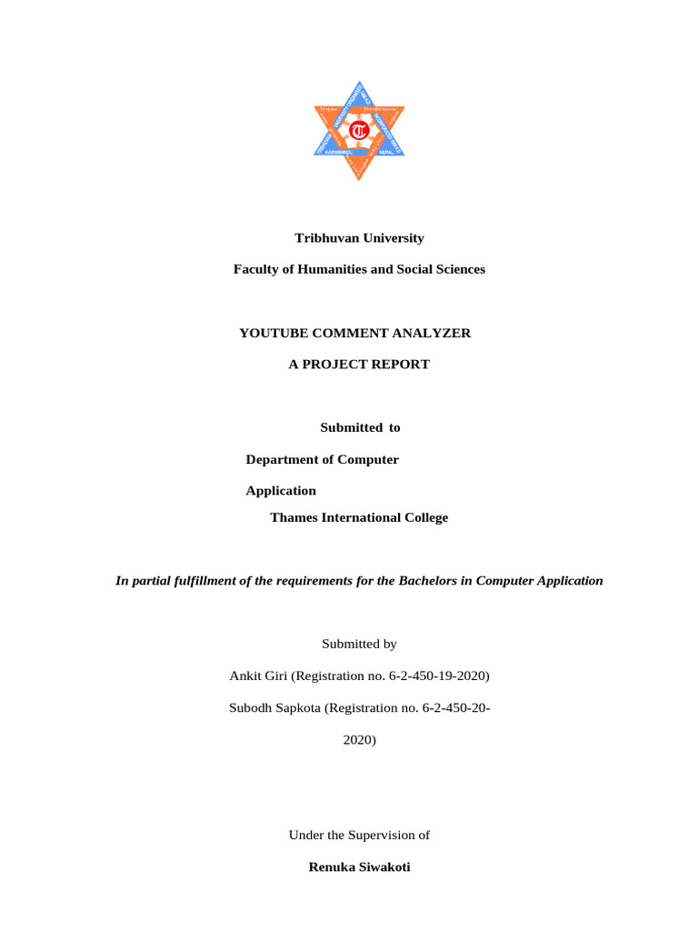 YouTube Comment Analyzer Project Report | PDF | Machine Learning ...