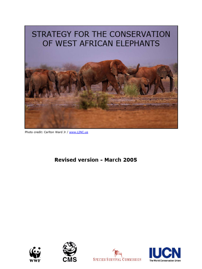 West African Elephant Conservation Strategy | PDF | Ivory ...