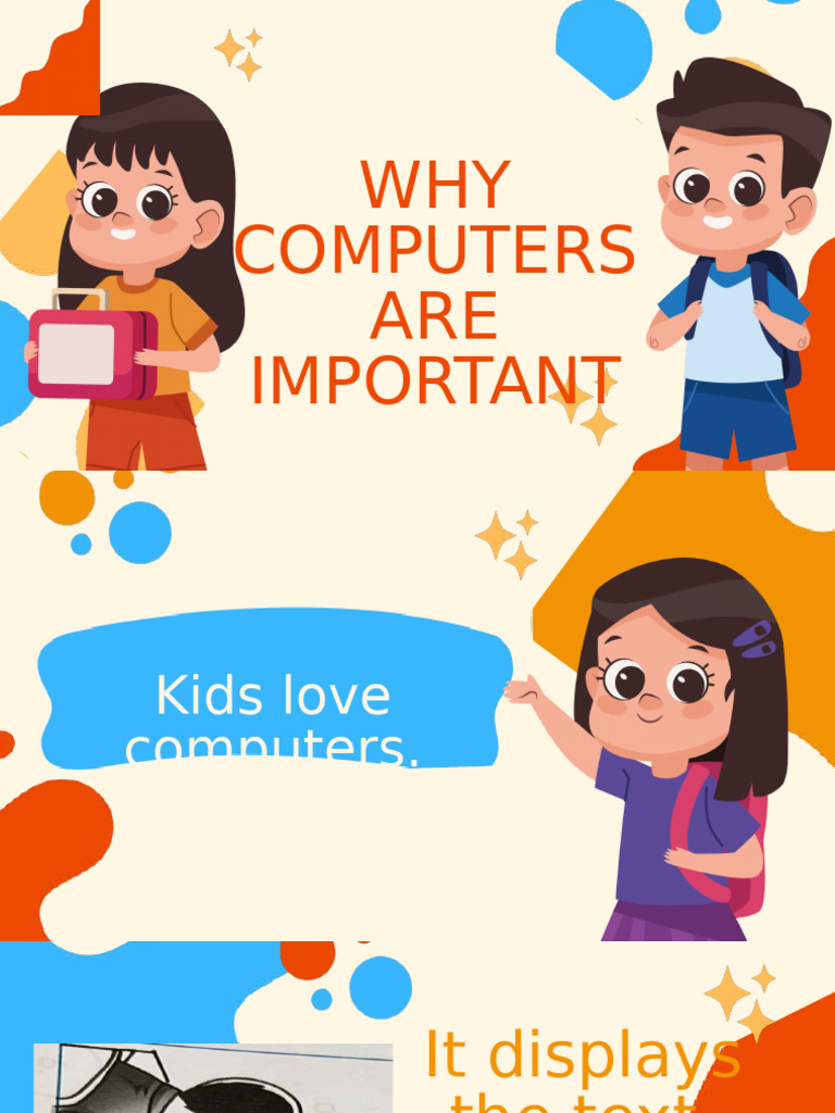 Importance of Computers for Kids | PDF