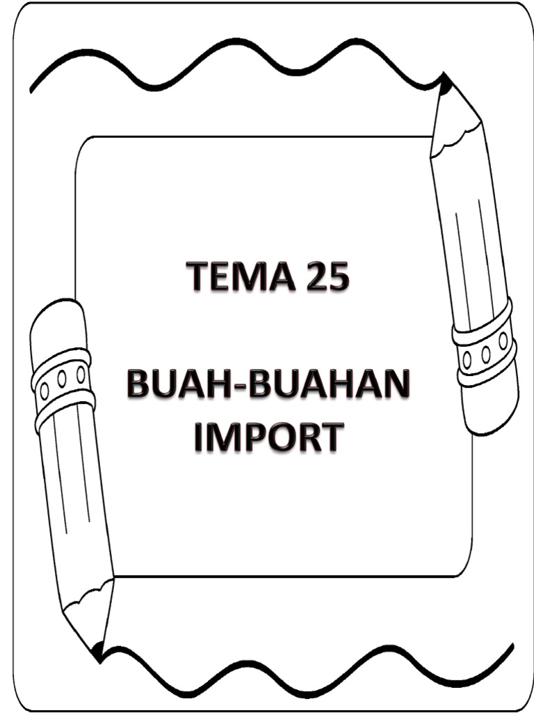 Tema 25 Buah-Buahan Import (16 MS) | PDF