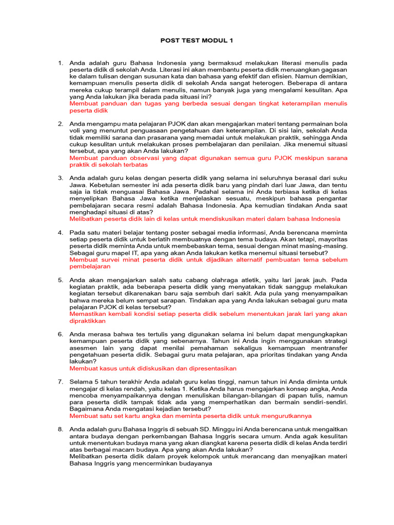 Strategi Pembelajaran Beragam untuk Guru | PDF