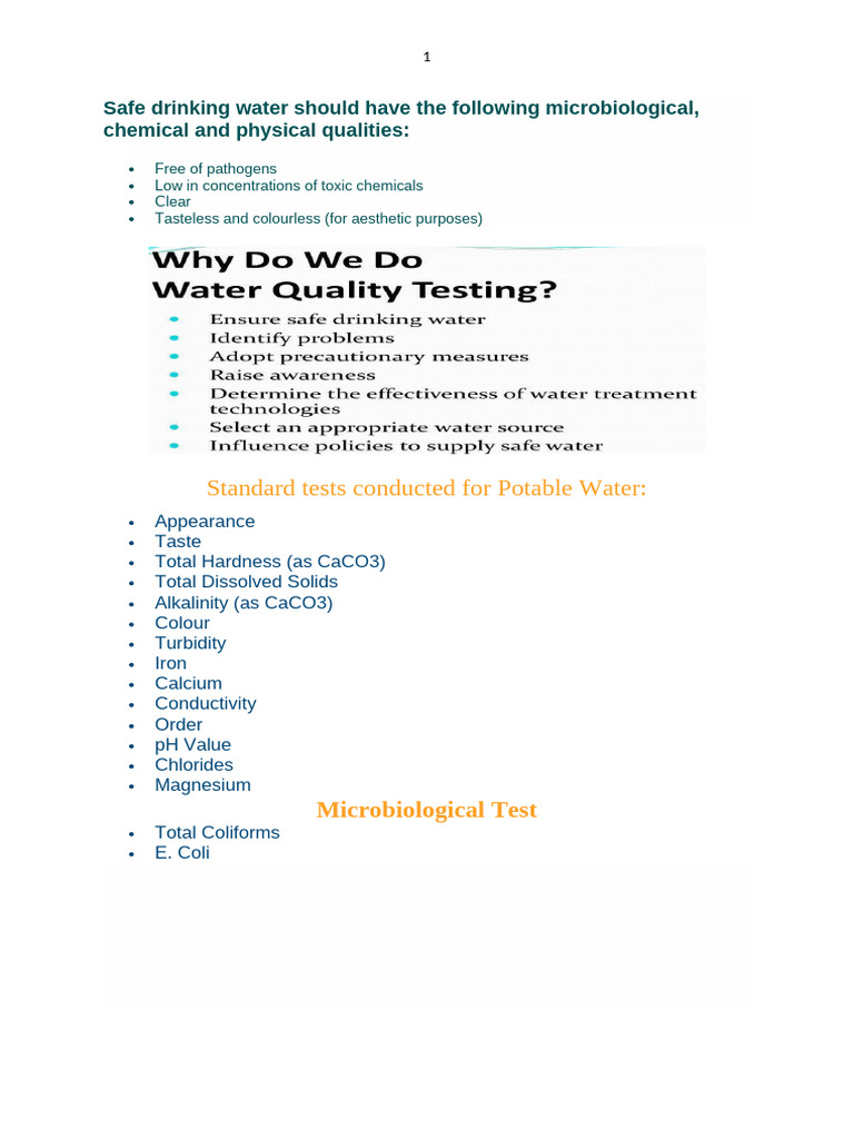 P3-Visit To Public Health Lab | PDF | Water | Water Purification