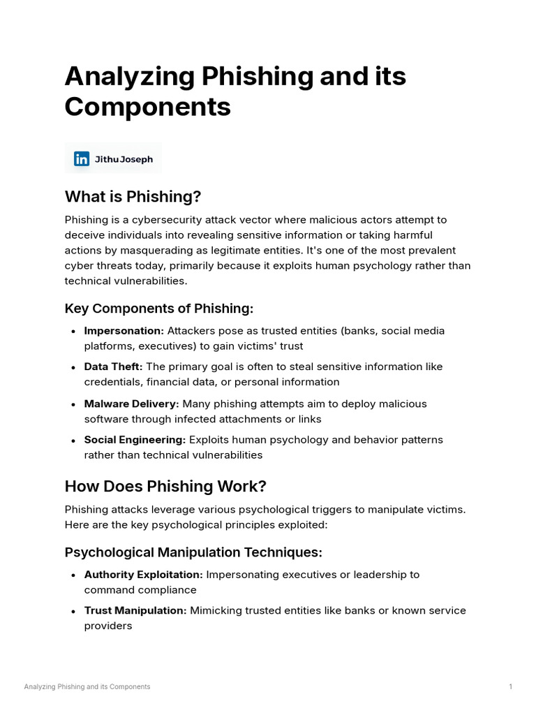 Understanding Phishing Attacks and Prevention | PDF | Phishing ...