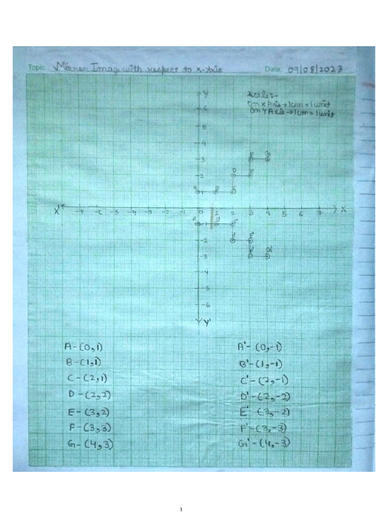 Maths - Mirror Image Activities | PDF