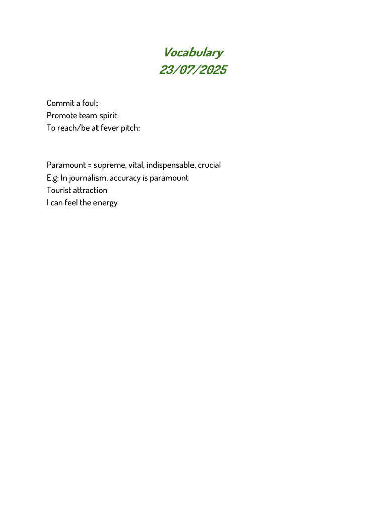 Learning Vocabulary | PDF