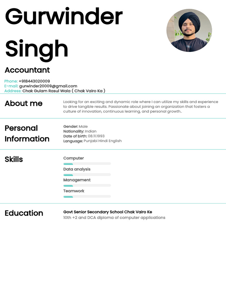 Gurwinder Resume 816 | PDF