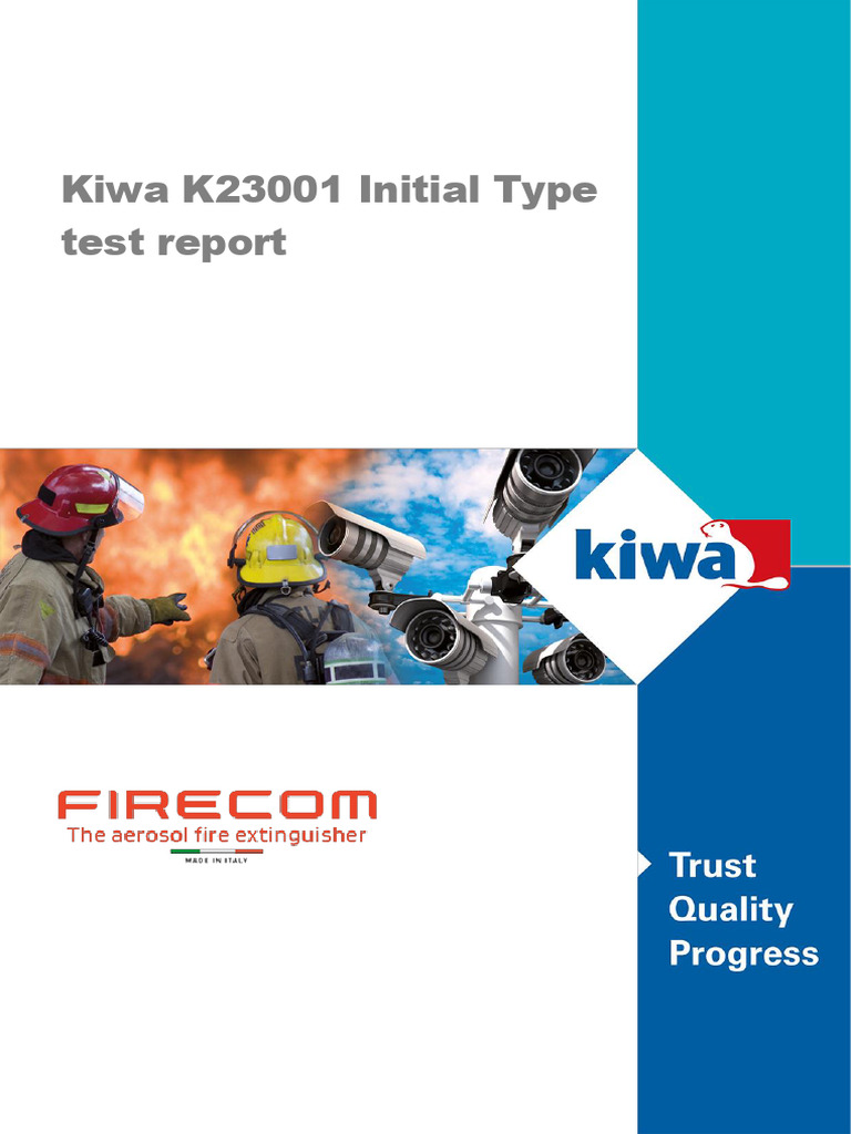 Certification Report for Aerosol Generators | PDF