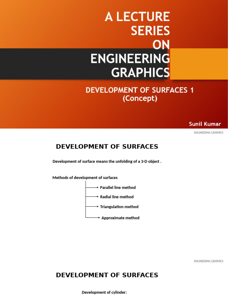 Methods for Developing Surfaces | PDF